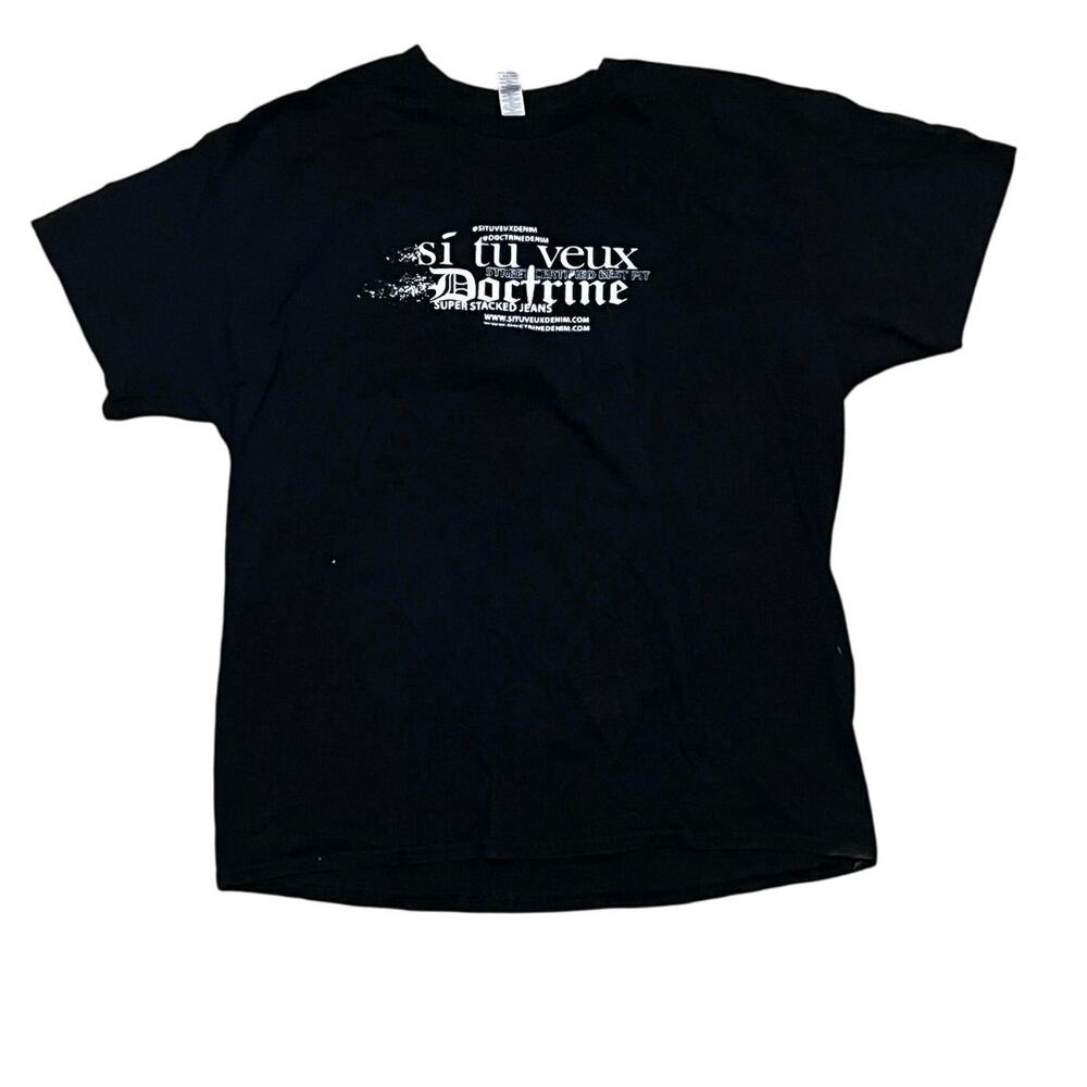 Si Tu Veux & Doctrine Black Men’s Shirt Size XL